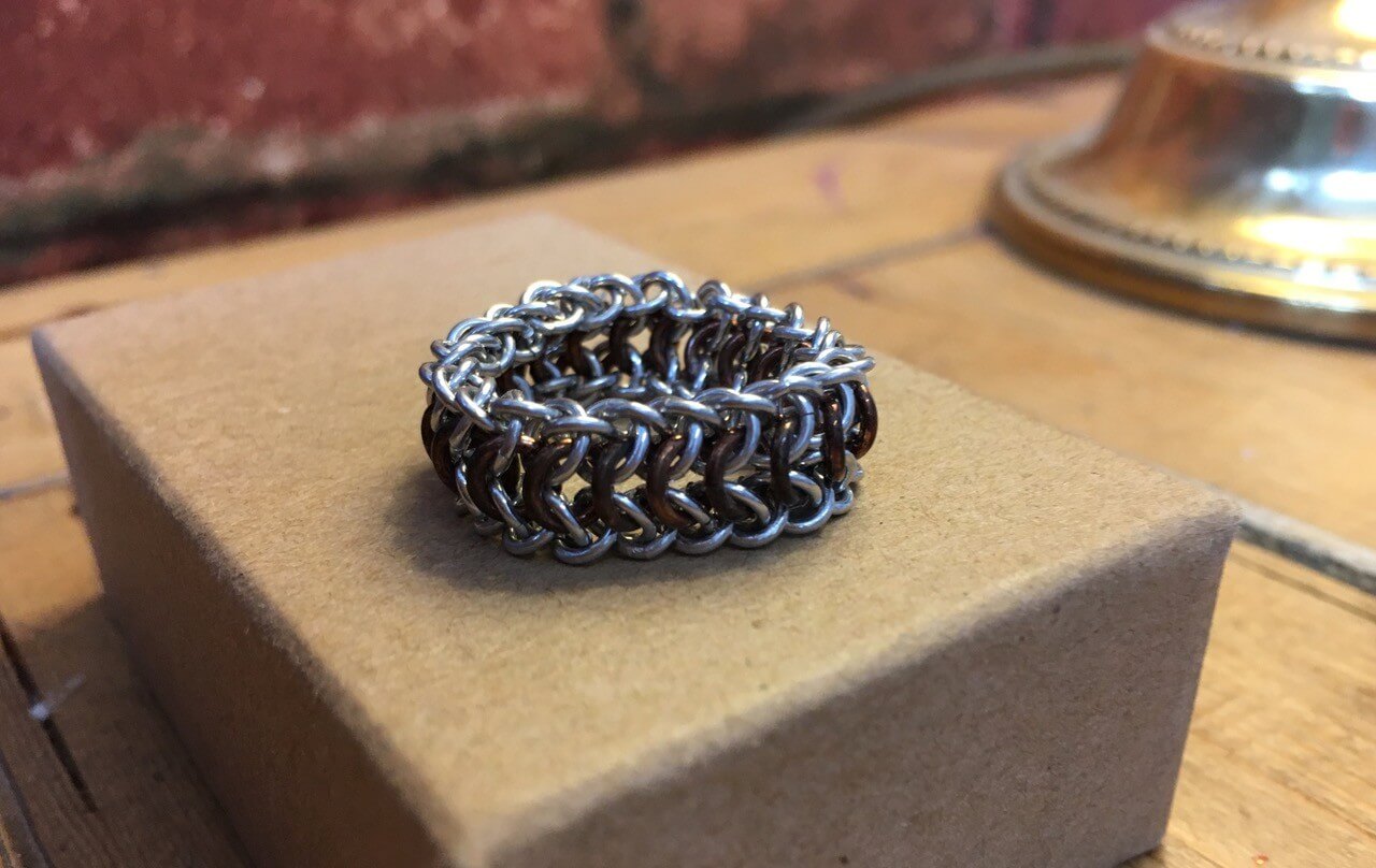 Chainmail Ring by Sir Ted A Lot » Danann Crafts