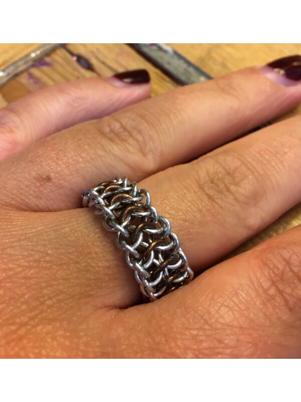 Chainmail Ring by Sir Ted A Lot » Danann Crafts