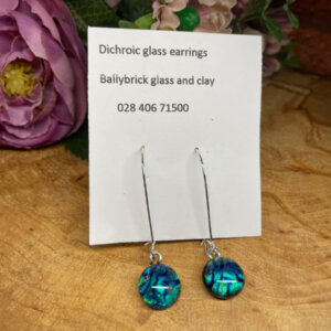 Dichroic hot sale glass earrings