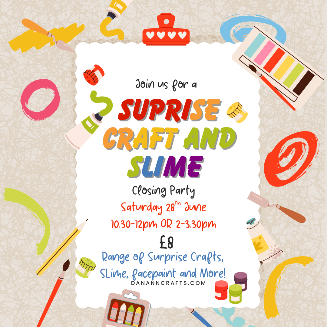 Colorful Illustrated Kids Art Class Flyer (Instagram Post)